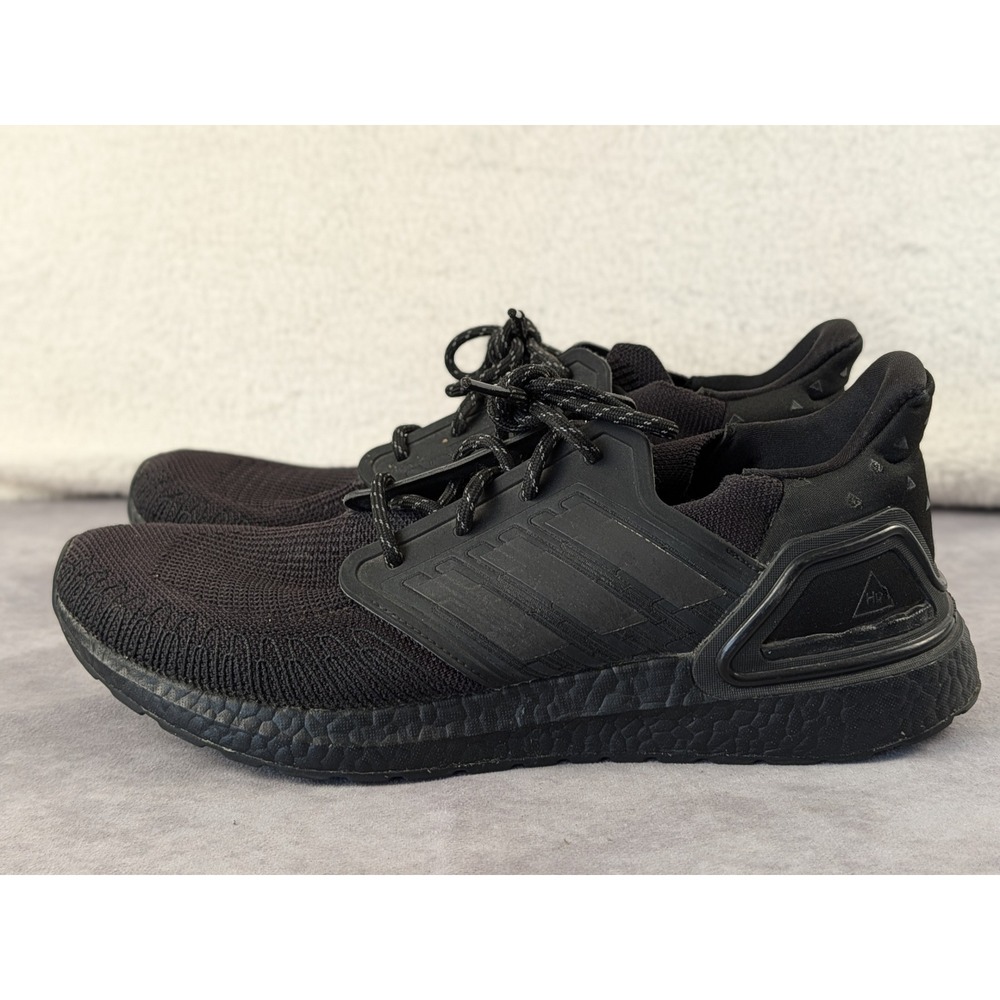 Adidas Pharrell Williams Ultraboost 20 Core Black Mens H01892 Size 11.5
